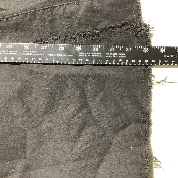 Almost Famous High Rise Flare Jeans Black Women’s 11 — Distressed, Retro, Trendy - Picture 7 of 8